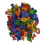 Imagem de Aprenda e Brinque - Brinquedo educativo Alfanumérico -200 peças Letras, Números e Sinais de Operação Matemática Colorido