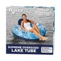 Imagem de Aqua Leisure Oversized Supreme Lake Tube Float - Flutuador para cadeira de piscina adulto resistente - Samambaia azul/branca