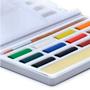 Imagem de Aquarela em Pastilha Cis Graf Watercolor C/ 12 Cores - 5ml