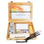 Imagem de Aquarela Winsor & Newton Profissional Pastilha Caixa Madeira