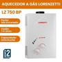 Imagem de Aquecedor a gás GN Lorenzetti LZ 750BP Vazão 7,5 Litros