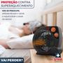 Imagem de Aquecedor Elétrico Portátil Ventilador 4 Estágios 110v ou 220v Com Alça Potente 1500w