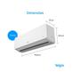 Imagem de Ar Condicionado High Wall Eco Dream Inverter Quente e Frio Wi-Fi Elgin 18000 BTU/h 220V