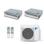 Imagem de Ar-Condicionado Multi Split Inverter Daikin 24.000 BTUs (2x Evap Duto 12.000) Quente/Frio 220V