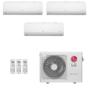 Imagem de Ar-Condicionado Multi Split Inverter LG 24.000 (2x Evap HW 9.000 + 1x Evap HW 18.000) Quente/Frio 220V