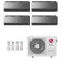 Imagem de Ar-Condicionado Multi Split Inverter LG 30.000 (3x Evap HW Artcool 9.000 + 1x Evap HW Artcool 12.000) Quente/Frio 220V