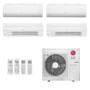 Imagem de Ar-Condicionado Multi Split Inverter LG 48.000 (1x Evap HW 7.000 + 1x Evap HW 12.000 + 2x Evap Cassete 1 Via 18.000) Quente/Frio 220V