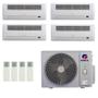 Imagem de Ar-Condicionado Multi Split Inverter R-32 Gree 36.000 (4x Evap Cassete 1 Via 9.000) Quente/Frio 220V