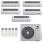 Imagem de Ar-Condicionado Multi Split Inverter R-32 Gree 48000 (2x Evap Cassete 9000+2x Evap Cassete 12000+1x Evap Cassete 22000) Quente/Frio 220V