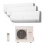 Imagem de Ar Condicionado Multi Tri Split Inverter Fujitsu 3x9000 Btus Quente/Frio 220V 1F AOBG24LAT3