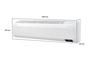 Imagem de Ar-condicionado Split Inverter Samsung WindFree Connect Sem Vento 18.000 BTUs Quente e Frio AR18BSEAAWKNAZ 220V