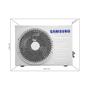 Imagem de Ar-condicionado Split Samsung Digital Inverter Ultra 24.000 BTUs Quente e Frio AR24BSHZCWKNAZ Branco 220V