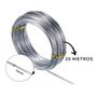 Imagem de Arame Galvanizado Resistente 25 Metros Fio 1mm Para Trabalho Artesanal Western