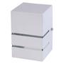 Imagem de Arandela 1 Facho Com 2 Frisos E27 Int/Ext Branco Hl117Br