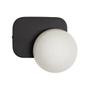 Imagem de Arandela Artemis Globo Vidro Preto VL006 + LED 1X G9 BQ Starlux ST2518