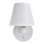 Imagem de Arandela Com Interruptor Carlotta 4078 Cor Branco Texturizado E27