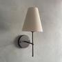 Imagem de Arandela De Parede Clássica Com Cúpula e lâmpada branco quente Para Sala, Corredor, Quarto, Cabeceira de Cama, lavabo