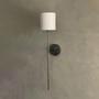 Imagem de Arandela de Parede Clássica Com Interruptor e Cúpula com Lâmpada branco quente Decorativa Sala e Quarto, Cabeceira cama, Corredor e banheiro