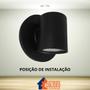 Arandela Direcionável Aréa Externa Parede 4490 - Megalux Imagem de Arandela Direcionável Aréa Externa Parede 4490 - Megalux