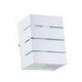 Imagem de Arandela Eco E27 3 Frisos Em Alumínio 12x16x09cm Com Lâmpada Interna Externa Muro Parede - 130