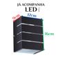 Imagem de Arandela Eco E27 3 Frisos Em Alumínio 12x16x09cm Com Lâmpada Interna Externa Muro Parede - 130