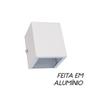 Imagem de Arandela Efeito 10 Fachos Alumínio Interna / Externa Branca St910
