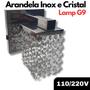 Imagem de Arandela externa luminária de parede 1  Arandelas Luminarias Àrea Muro Banheiro Escada Inox Iluminação Moderna Slim Interna Cristal Quarto