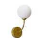 Imagem de Arandela Grape Ouro Branco Globo Vidro + LED G9 BF ZR112 Starlux ST2628