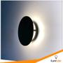 Imagem de Arandela Led Eclipse 18cm 3000k 8w Preto Parede Ip65 Externo 110v/220v