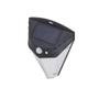 Imagem de Arandela LED Solar Haifa 4W Preto com Sensor 3000K Quente IP65 Gaya