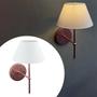 Imagem de Arandela luminária de Parede Clássico Com Cúpula Cone Ref 16 Para Quarto, Cama e Cabeceira, Corredor, Sala ou Escritorio