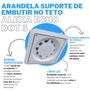 Imagem de Arandela Suporte Stand de Embutir no Teto Linha Lux Compatível com Amazon Alexa Echo Dot 3