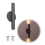 Imagem de Arandela Tubo Cilindro Cinza 30cm 2 Fachos + 2 LED MR11 Br.Quente ST2773