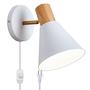 Imagem de Arandelas de Parede Dimmable ClanKin - Estilo Madeira Branca