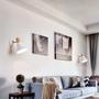 Imagem de Arandelas de Parede Dimmable ClanKin - Estilo Madeira Branca