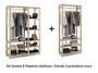 Imagem de Arara C/8 Prateleira  + Estante  Para Closet  Com Varão