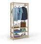 Imagem de Arara C/8 Prateleira  + Estante  Para Closet  Com Varão