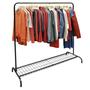 Imagem de Arara Cabideiro Grande Aço Com Sapateira Closet Loja Quarto