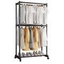 Imagem de Arara Closet Cabideiro Roupas Sapateira 10Kg Organizador 80CMX42CMX180CM  - Clink