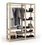 Imagem de arara com prateleira   arara com sapateira  closet