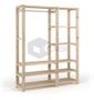 Imagem de arara com prateleira   arara com sapateira  closet