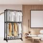 Imagem de Arara de Multiuso Roupas Cabideiro de Chão Closet Com Rodas