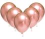 Imagem de Arco Desconstruido Rosa 127 Balões + fita + bomba