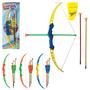 Imagem de Arco E Flecha Infantil Brinquedo 3 Flechas Com Suporte - Art Brink