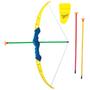 Imagem de Arco Flecha Infantil C/ Suporte Aljava Lançador De Dardos - Art Brink