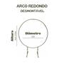 Imagem de Arco Redondo Suporte Para Banners Decorativo - 1,50M