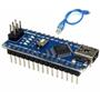 Imagem de Arduino Nano Atmega328 Ch340 Soldado + Cabo USB