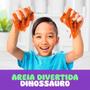 Imagem de Areia Divertida De Modelar Forminha Dinossauro Infantil 300g - Dm TOys