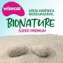 Imagem de Areia higiênica Granulado Sanitário Gato Natural WiseCat 6kg
