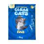 Imagem de Areia Higiênica Para Gatos Clear Cats Fina 4kg